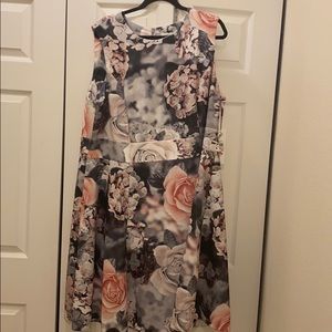 Calvin Klein floral dress